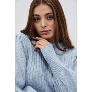 Sweater with fluffy sleeves