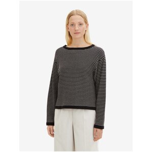 Black Women Patterned Sweater Tom Tailor - Women