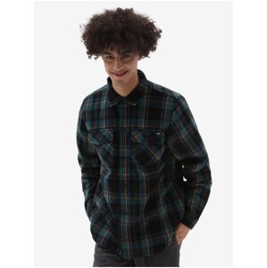 Dark Green Men's Reversible Shirt Jacket VANS - Men