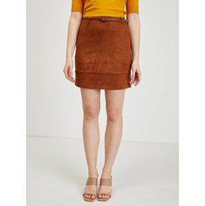 Brown skirt in suede finish ORSAY - Ladies