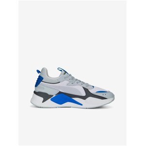 Blue and White Mens Sneakers Puma RS-X Geek - Men