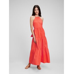 GAP Cotton Maxi Dress with Frill - Women