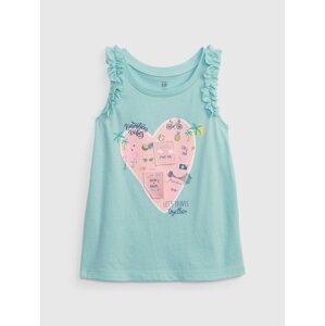 GAP Children's tank top with heart print - Girls