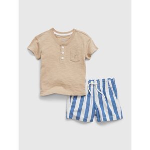 GAP Baby Set T-shirt and Striped Shorts - Boys