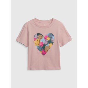 GAP Kids T-shirt organic heart - Girls