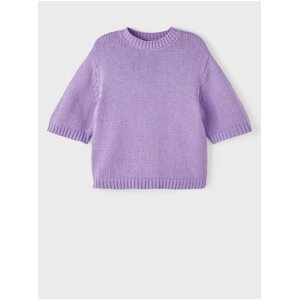 Purple girly sweater name it Balao - Girls