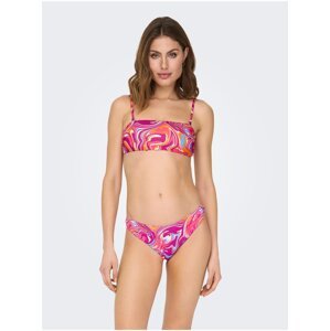 Dark pink Women's Patterned Swimwear Upper ONLY Lolli - Women