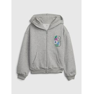 GAP Kids Sweatshirt with Floral Logo - Girls