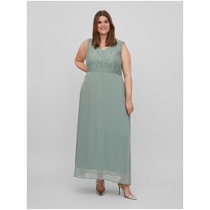 Light green women's maxi-dresses VILA Betina - Ladies