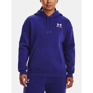 Under Armour Sweatshirt Essential Fleece Hoodie-BLU - Women