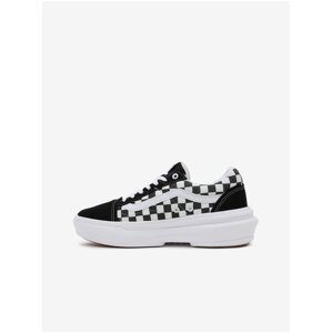 White and Black Checkered Suede Sneaker VANS UA Old S - Ladies