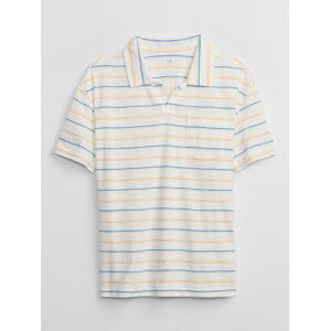 GAP Kids Striped Polo T-shirt - Boys