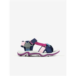 Pink-blue girls' sandals Richter - Girls