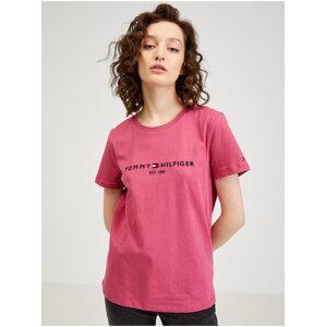 Pink Women's T-Shirt Tommy Hilfiger - Women