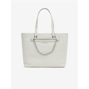 White Women's Leather Handbag Michael Kors - Ladies