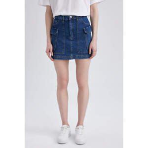 DEFACTO Cargo Fit Jean Mini Skirt