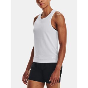 Under Armour Tank Top UA Seamless Stride Singlet-WHT - Women