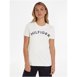 Cream Women's T-Shirt Tommy Hilfiger - Women