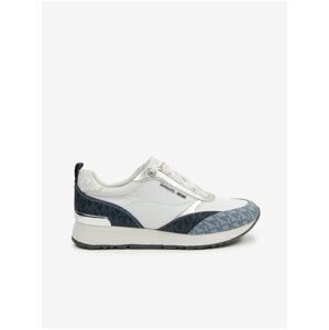 Blue and White Womens Michael Kors Allie Stride Trainer - Womens