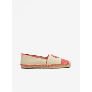 Women's Pink and Cream Espadrilles Michael Kors Kendrick - Women