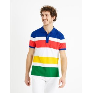 Celio Striped Polo T-Shirt Devoile - Men