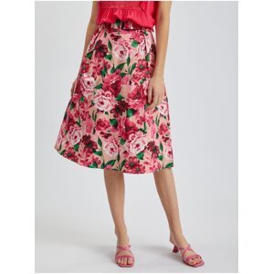 Orsay Pink Ladies Floral Skirt - Women