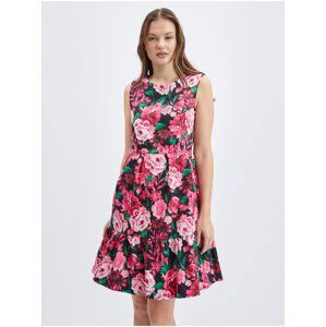 Orsay Black-pink Women Floral Dress - Women