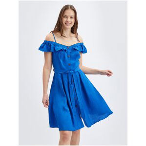 Orsay Blue Dress Linen - Ladies