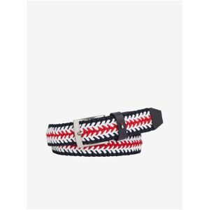 Black-red Mens Striped Strap Tommy Hilfiger Adan 3.5 Elasti - Men