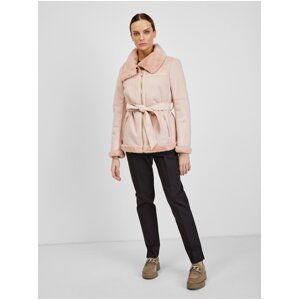 Orsay Pink Ladies Suede Jacket - Women