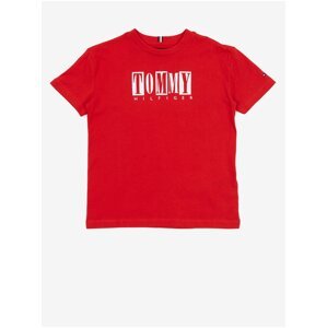 Red boys' T-shirt Tommy Hilfiger - Boys