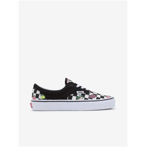 Black Womens Checkered Sneakers VANS Era - Women