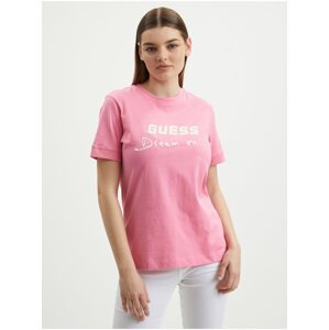 Pink Women's T-Shirt Guess Dalya - Women