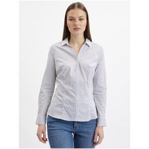 Orsay Blue-White Ladies Striped Shirt - Women