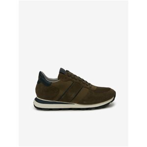 Khaki Mens Suede Details Geox - Men