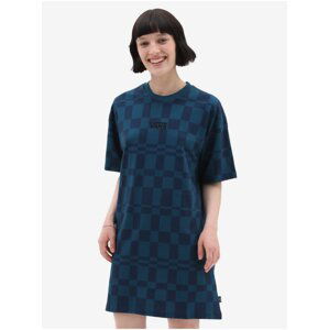 Dark blue ladies plaid dress VANS - Ladies