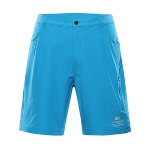 Men's softshell shorts ALPINE PRO COL neon atomic blue
