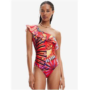 Red Desigual Medewi Patterned Swimwear for Women - Women