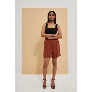 WOMEN'S SHORTS L-SH-4013 BROWN