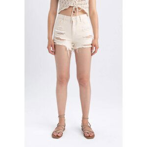 DEFACTO Normal Waist Cut Ended Trousers Short