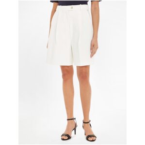 White Womens Shorts Tommy Hilfiger - Women