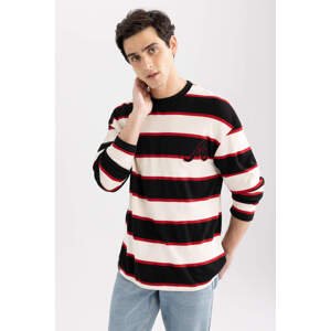 DEFACTO Comfort Fit Crew Neck Sweatshirt