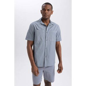 DEFACTO Relax Fit Cotton Short Sleeve Shirt