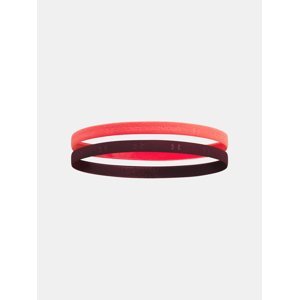 Under Armour Headbands Ws Adjustable Mini Bands-RED - Women