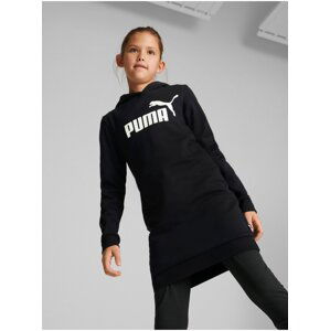 Black Girls' Hoodie Dress Puma ESS - Girls