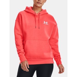 Under Armour Sweatshirt Essential Fleece Hoodie-RED - Women