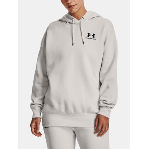 Under Armour Sweatshirt Essential Flc OS Hoodie-GRN - Women