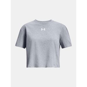 Under Armour T-Shirt UA CROP SPORTSTYLE LOGO SS-GRY - Girls