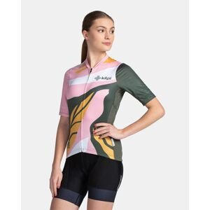 Women's cycling jersey KILPI RITAEL-W Dark green