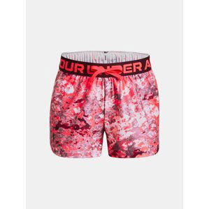 Under Armour Shorts Play Up Printed Shorts-RED - Girls